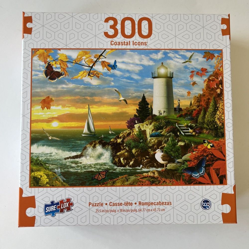 SURE LOX 300 PIECE PUZZLE COASTAL ICONS
